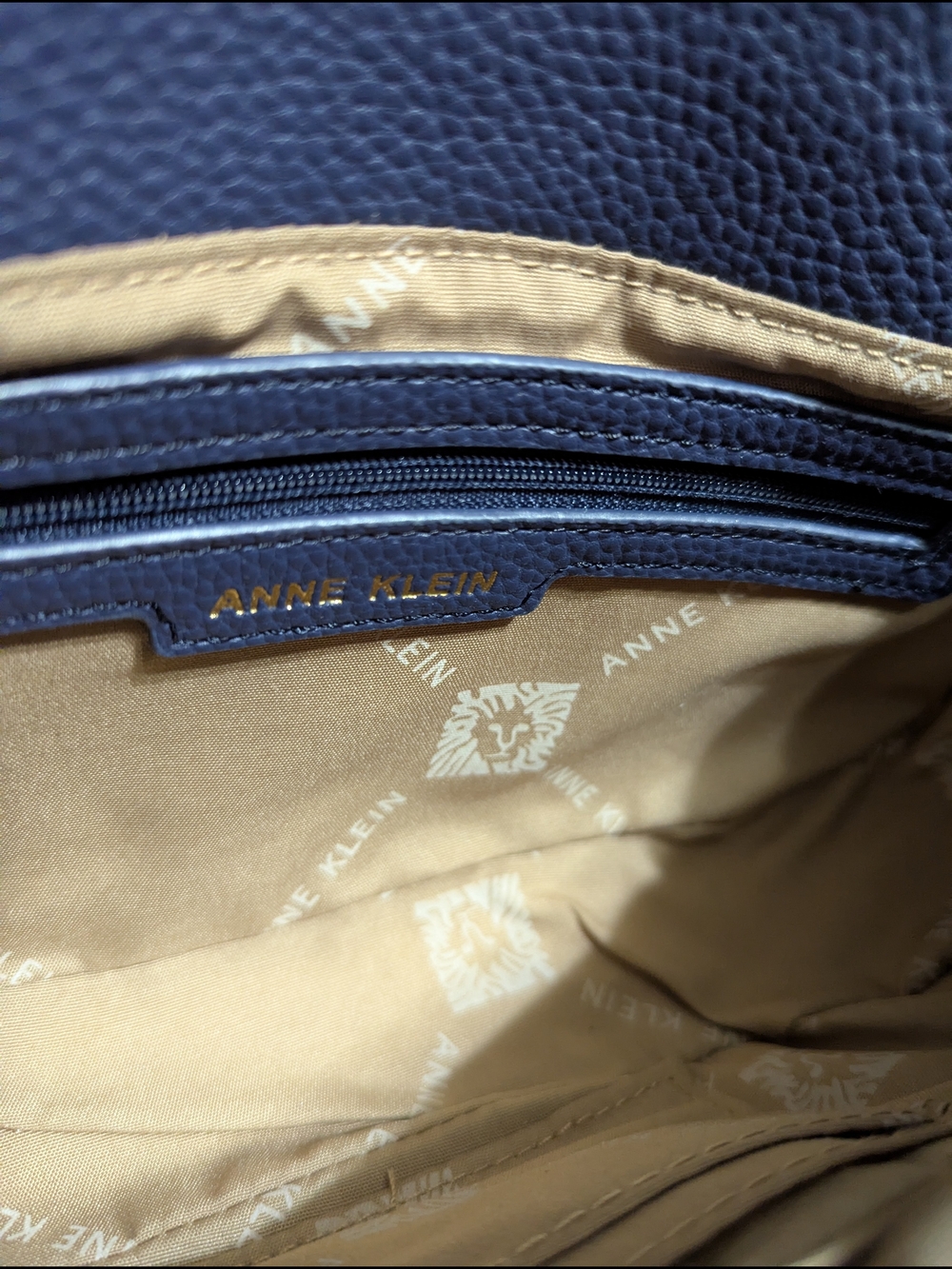 Anne Klein Midnight Blue Crossbody Bag - Picture 12 of 14